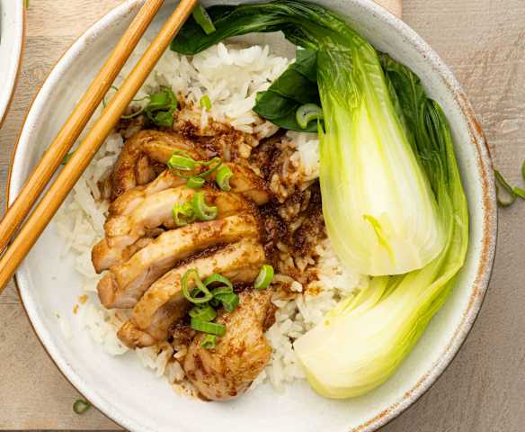 Soy Chicken with Bok Choy