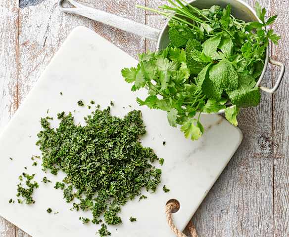 Mezcla de finas hierbas picadas