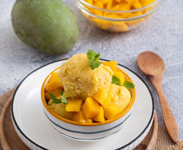 Sorbet Kefir Mangga