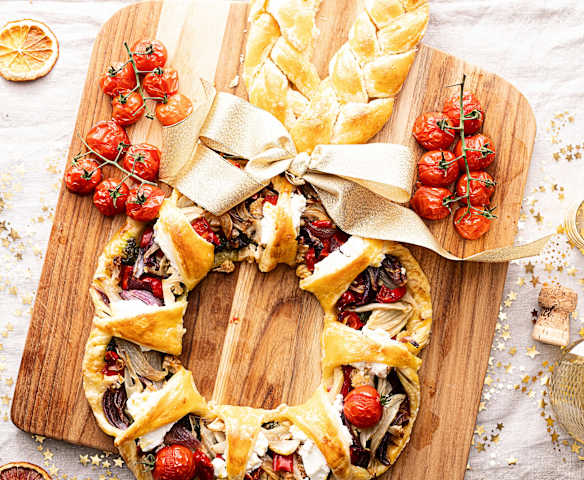 Couronne aux légumes rôtis