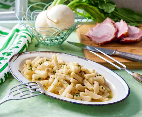 Glasierte Mairübchen