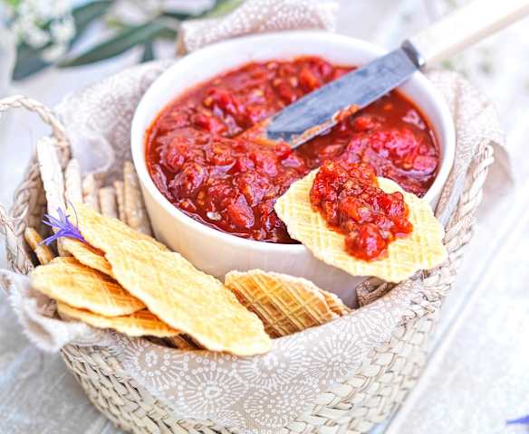 Chutney framboise et poivron