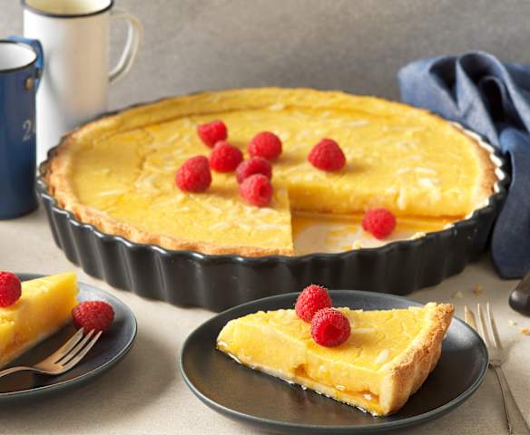 Milchreis-Tarte (vegan)