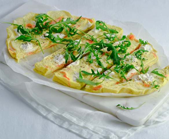 Karotten-Fenchel-Frittata mit Ricotta