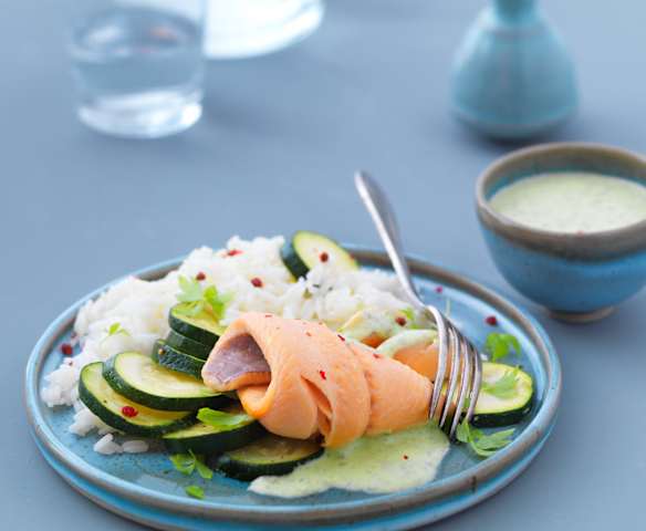 Filet de truite saumonée à la sauce sublime