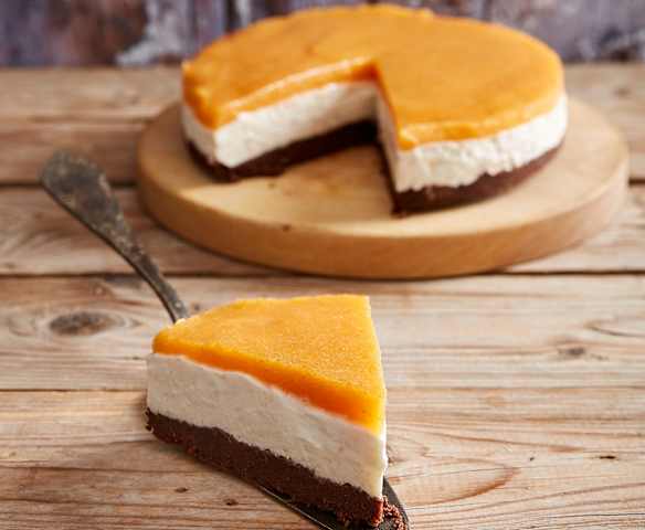 Cheescake al caco mela