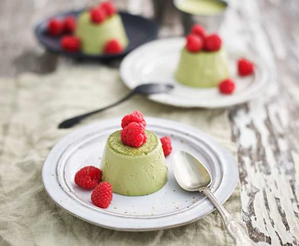 Panacota de matcha