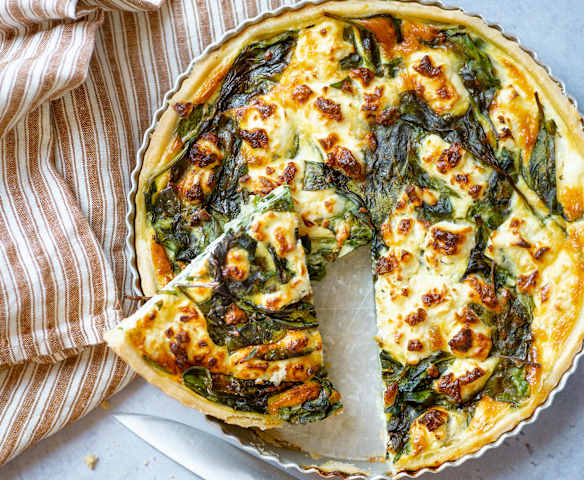 Quiche aux épinards et feta