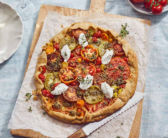 Mediterrane Tomaten-Galette