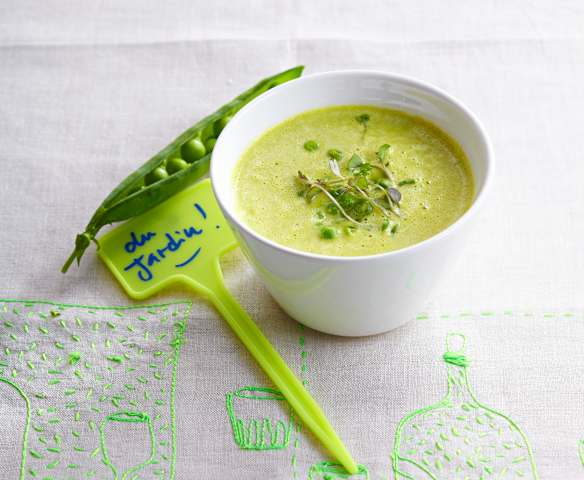 Sopa cremosa de guisantes Sopa cremosa de guisantes