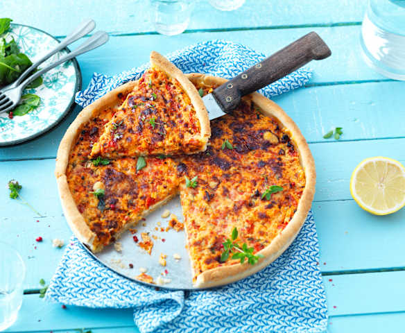 Tarte au thon et à la tomate