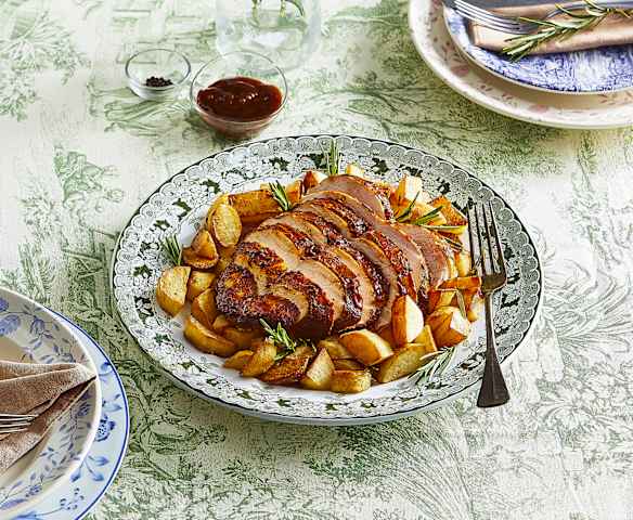 Marinierte Hendlfilets in BBQ-Sauce