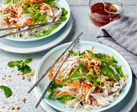 Wendy Crombie's Shredded chicken noodle salad