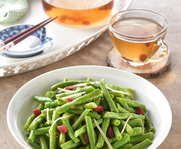 麻油炒豇豆 麻油炒豇豆