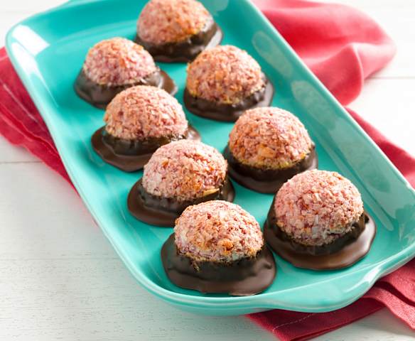 Macarons cu căpșune Macarons cu căpșune