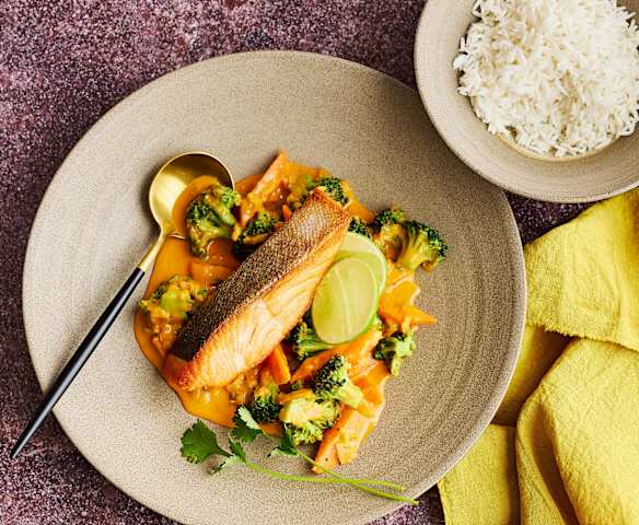 Lachs-Curry