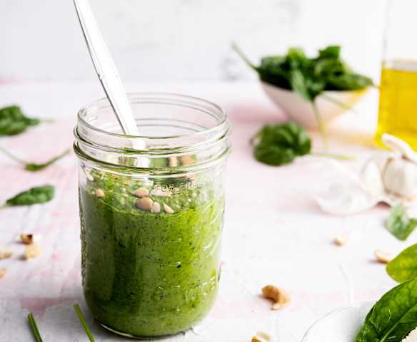 Pesto szpinakowe