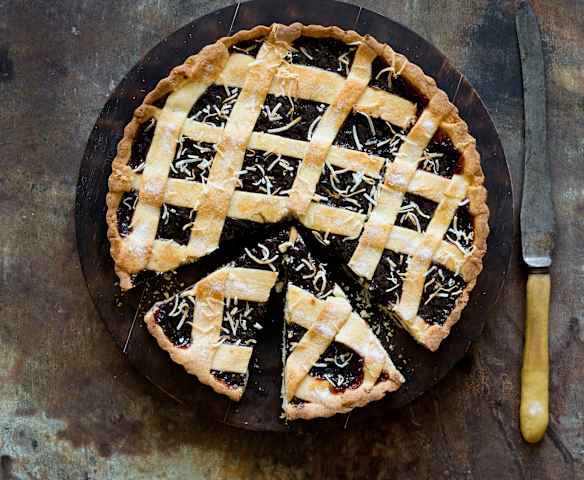 Crostata de mermelada (Tarta Italiana de mermelada)