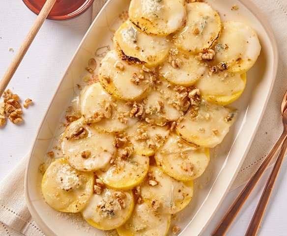 Gnocchi alla romana miele, noci e gorgonzola