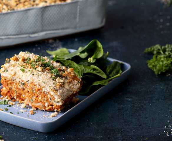 Lasagne de sarrasin véganes