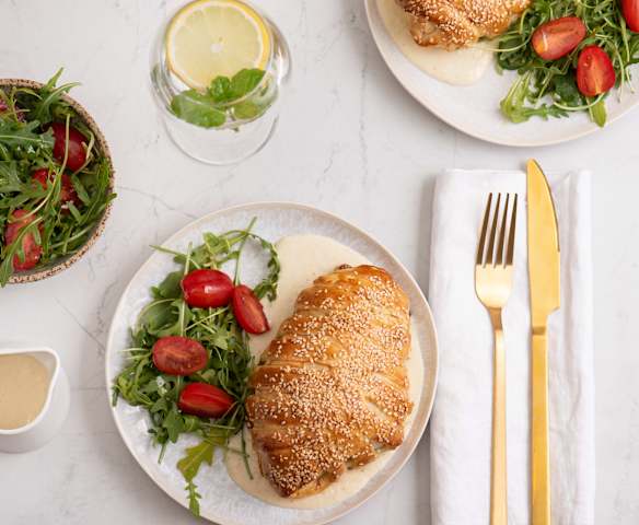 Kurczak w cieście francuskim