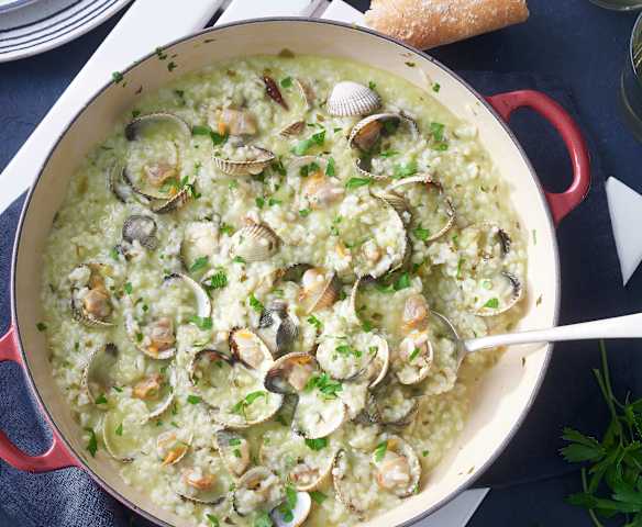 Arroz con berberechos