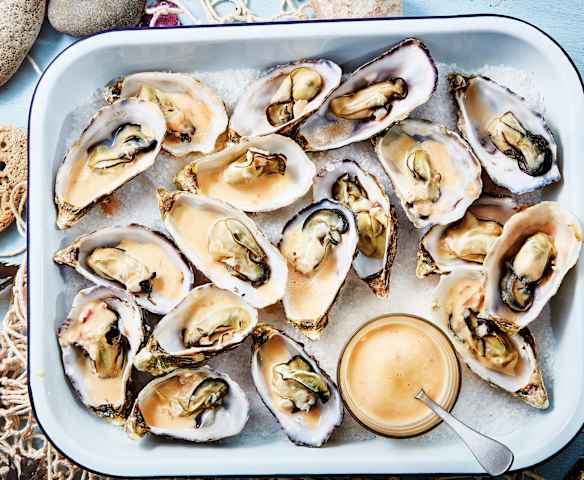 Huîtres de Cancale au beurre blanc