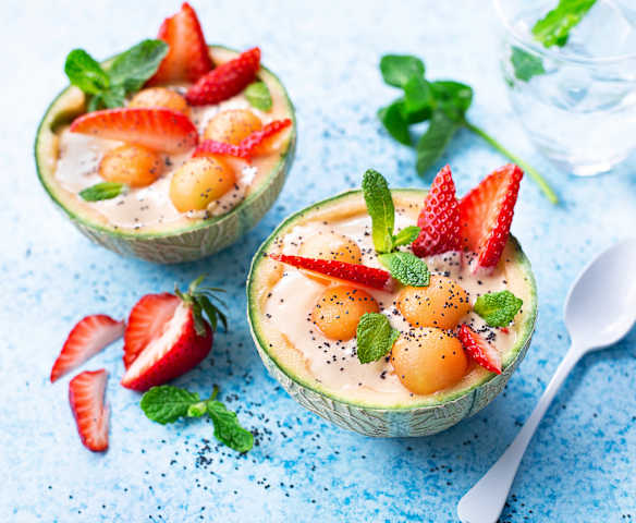 Cantaloupe bowl Cantaloupe bowl
