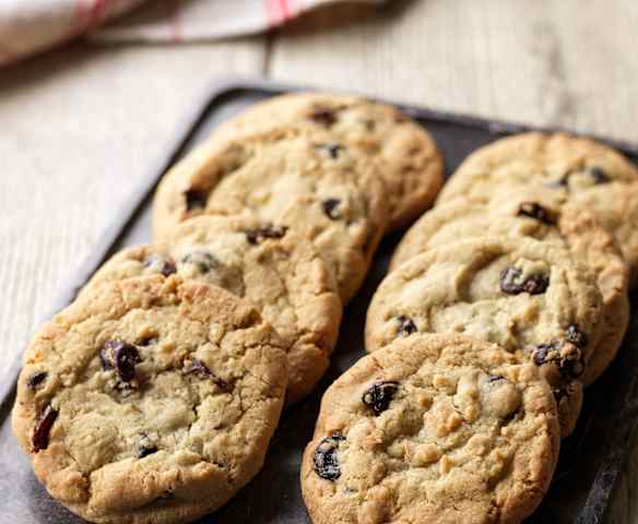 Sour Cherry and Coconut Cookies
