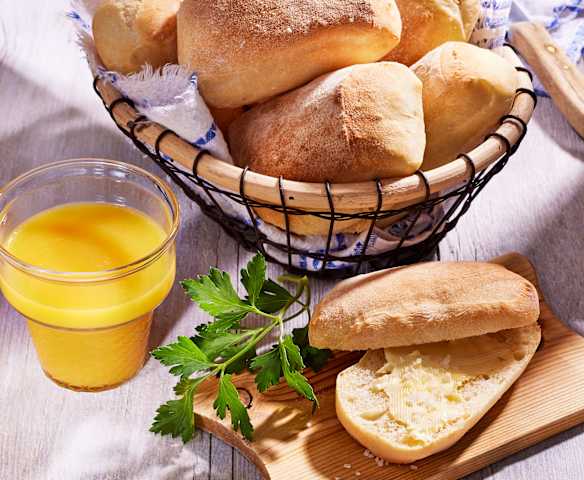 Dinkel-Ciabattabrötchen