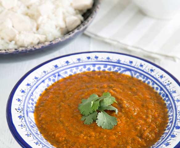 Spicy tomato salsa (dakkous) Spicy tomato salsa (dakkous)