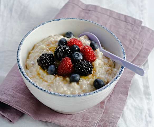 Schnelles warmes Müsli