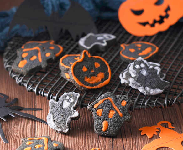 Halloween Black Cookies