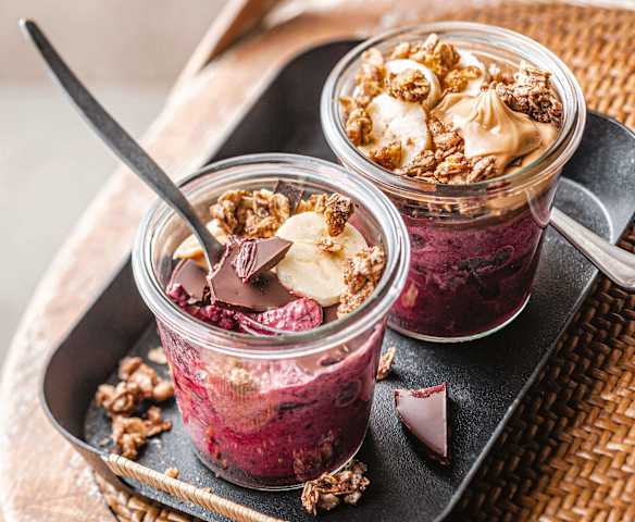 Smoothie bowl coque en chocolat