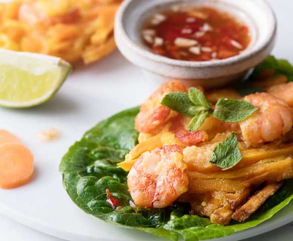 Prawn and Sweet Potato Fritters