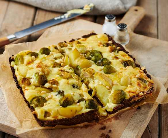 Kartoffel-Rosenkohl-Quiche