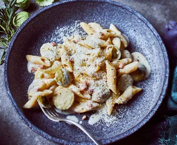 Rosenkohl-One-Pot-Pasta