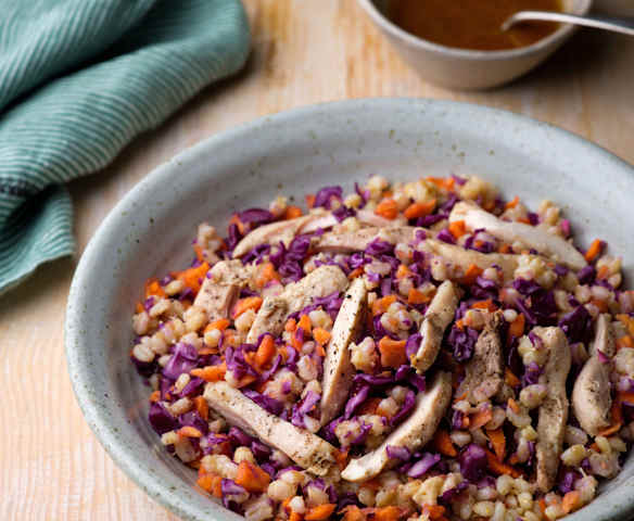 Pearl Barley and Chicken Salad