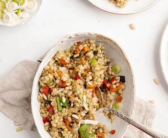 Sartén con pisto de verduras de verano