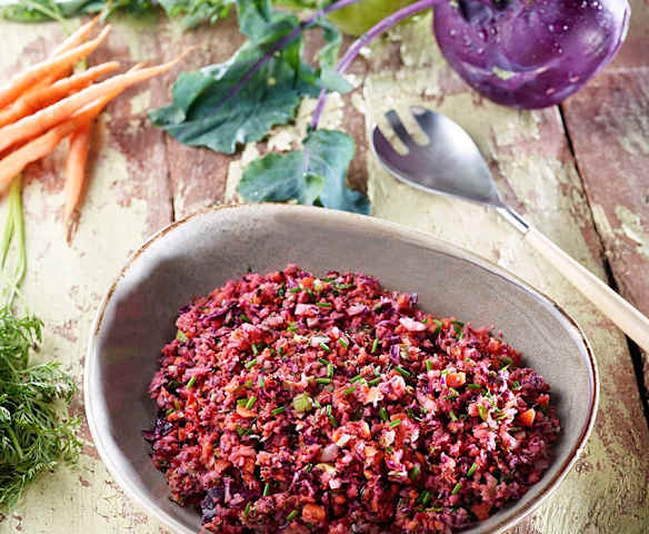 Mor Lahana, Havuç ve Alabaş Salatası