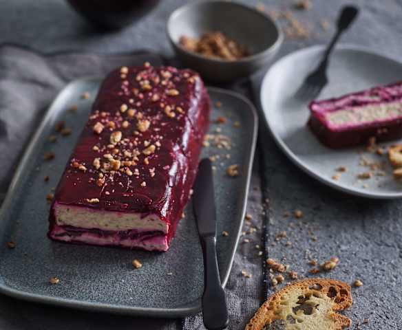 Terrine de betteraves et de fromage de chèvre