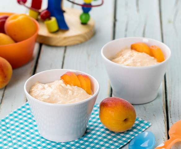 Mousse alle albicocche e formaggio
