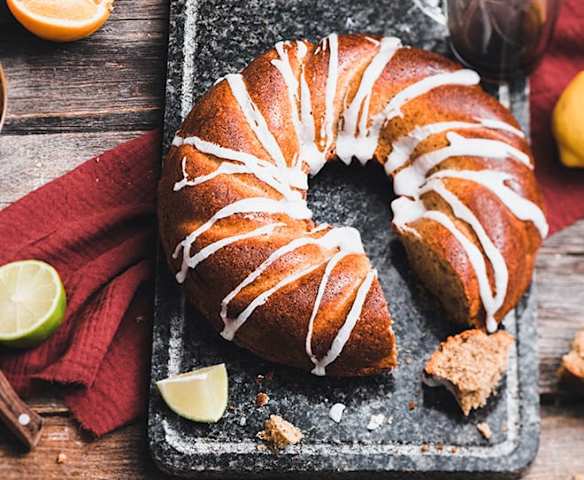 Moelleux au thé Earl Grey et glaçage à la bergamote