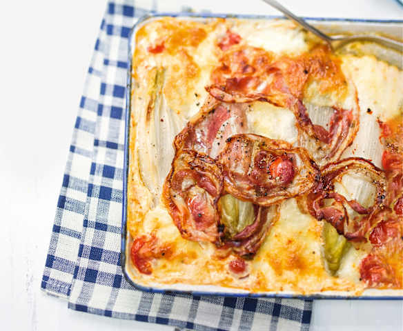 Gratin d'endives à l'italienne
