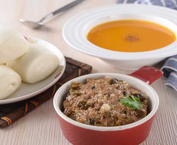 迷你小饅頭、瓜仔肉&南瓜濃湯