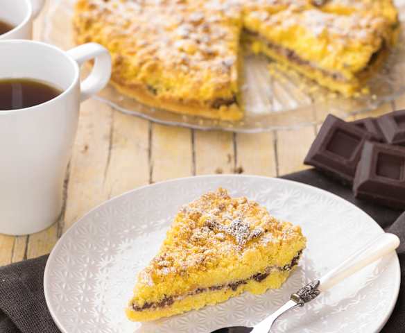 Sbriciolata alla ricotta e cioccolato (senza glutine)