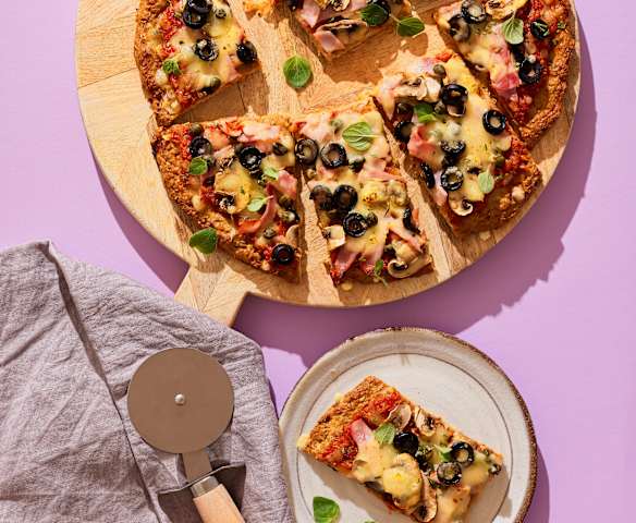 Thunfischpizza quattro stagioni