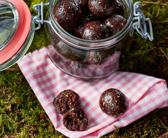 Schoko-Mandel-Proteinballs