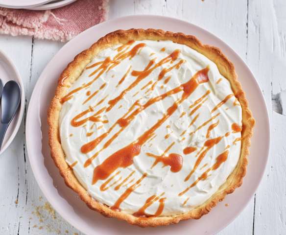 Crostata al caramello e vaniglia Crostata al caramello e vaniglia