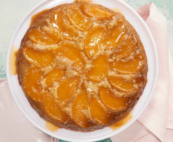 Gluten-Free Peach Upside Down Cake